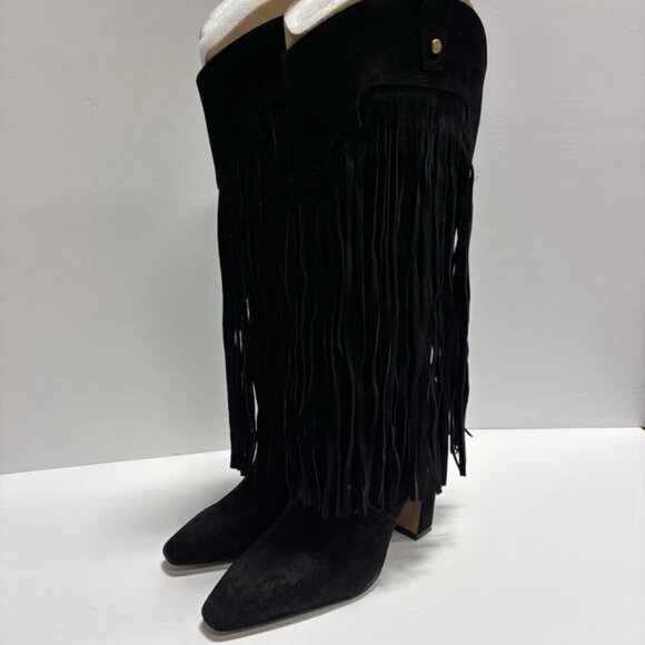 Vince Camuto Women’s Sheila, Black Western Boots, Size 6.5W, Extra Wide - Picture 5 of 7